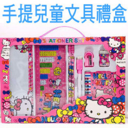 【兒童文具系列】各式可愛圖案文具組合6款超值裝/文具組/鉛筆盒/開學用品/兒童節禮物/兒童獎勵用品