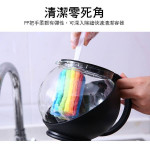 【居家廚房百貨必備百貨用品】長柄,結實多層刷頭,不易發霉,好清理　五彩西瓜色洗杯刷 多功能刷  去汙清潔刷 ~冰壩杯,水壺,寬口大小杯子清洗必備,洗杯刷,菜瓜布刷,奶瓶刷,衛生刷,玻璃杯刷